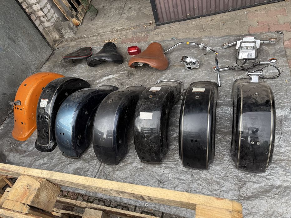 Suzuki vl 800 lampy czesci blotnik tlumik oparcie wydech