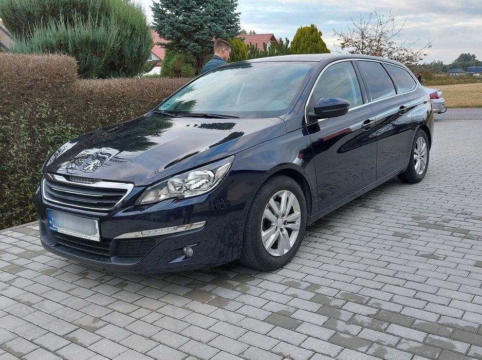 Peugeot 308 T9 1.6 blueHdi S&S 120hp, bezwypadkowy, prywatny 2kpl opon