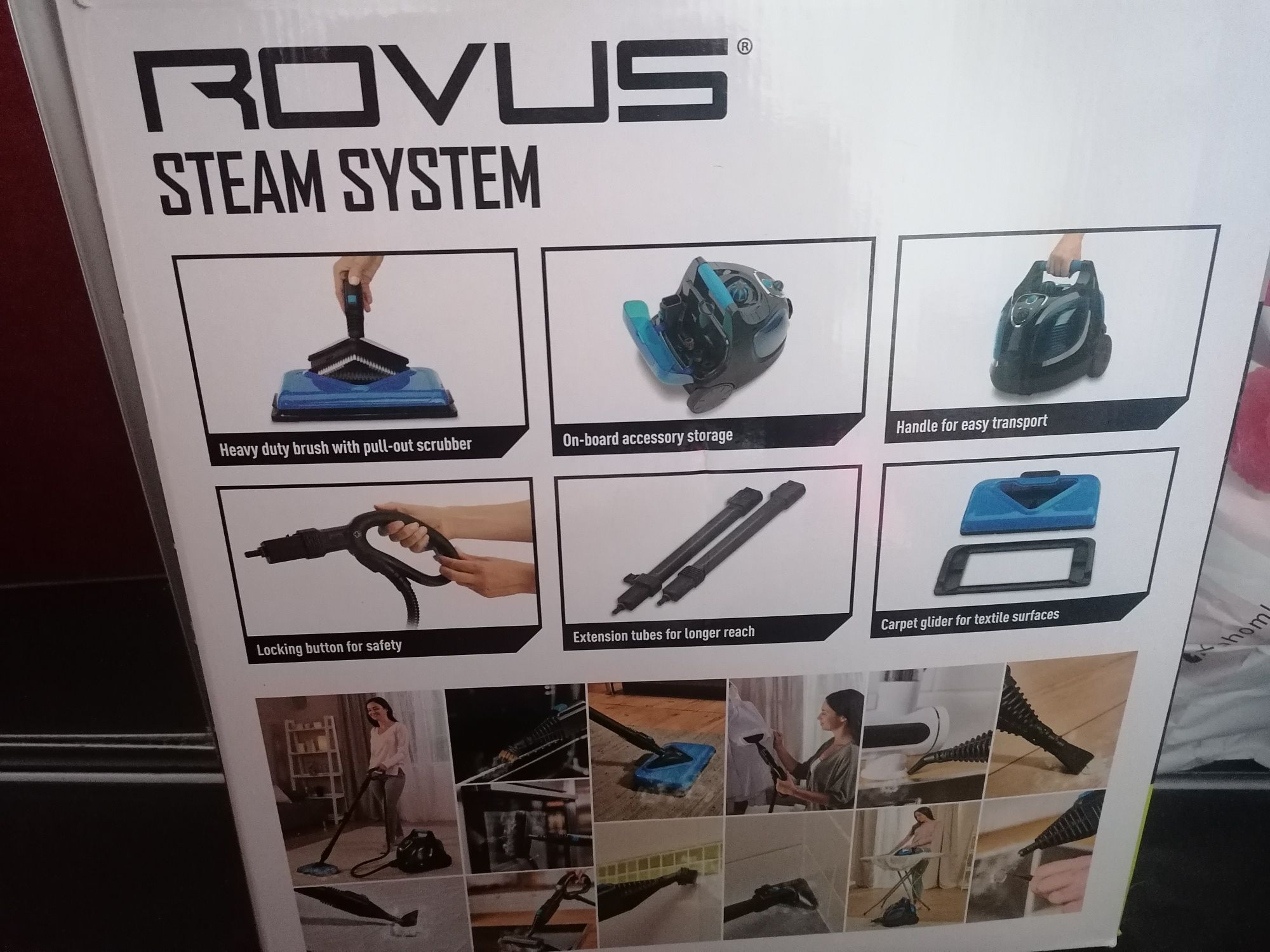 Parownica /kilka urządzeń w 1 - ROVUS Steam System
