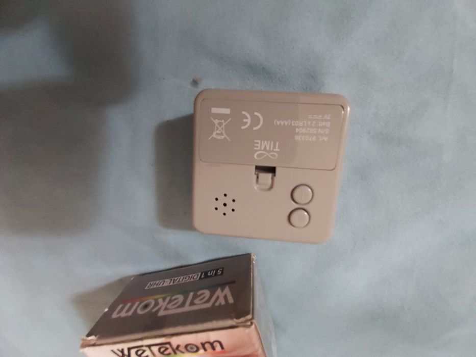 WETECOM 5w1  super zestaw zegar kalendarz termometr stoper budzik