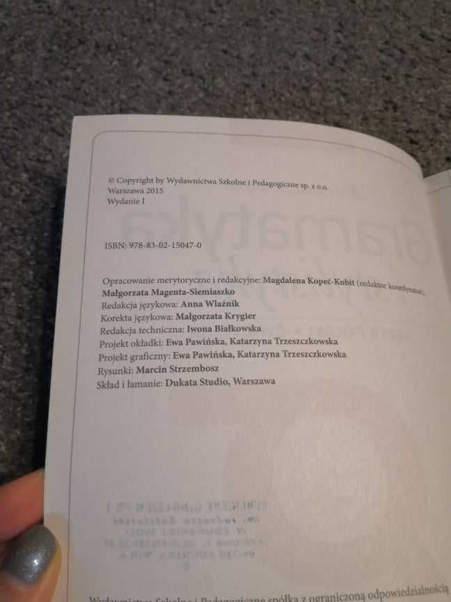 Gramatyka i stylistyka 1 język polski ćwiczenia Wsip