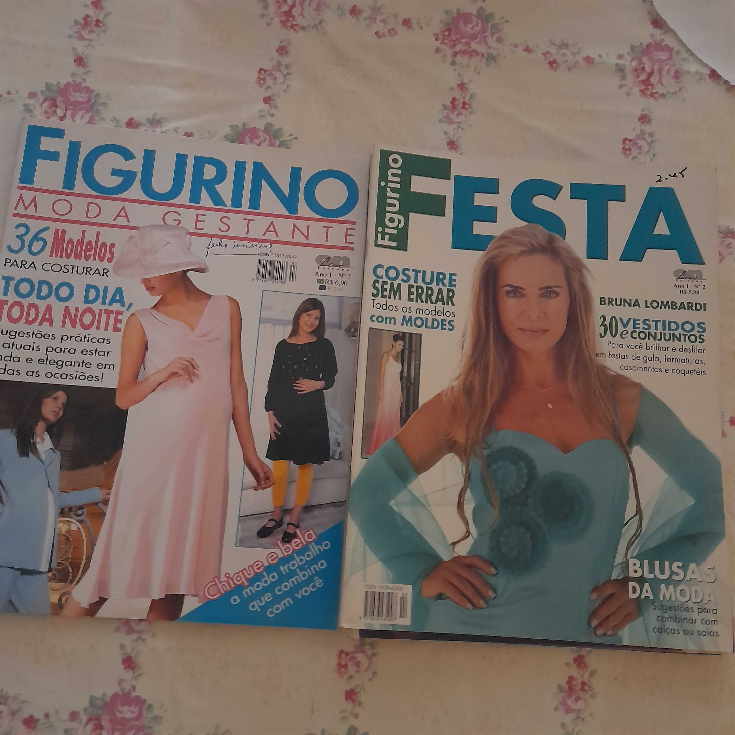 Revistas de Moda "FIGURINO" - com moldes