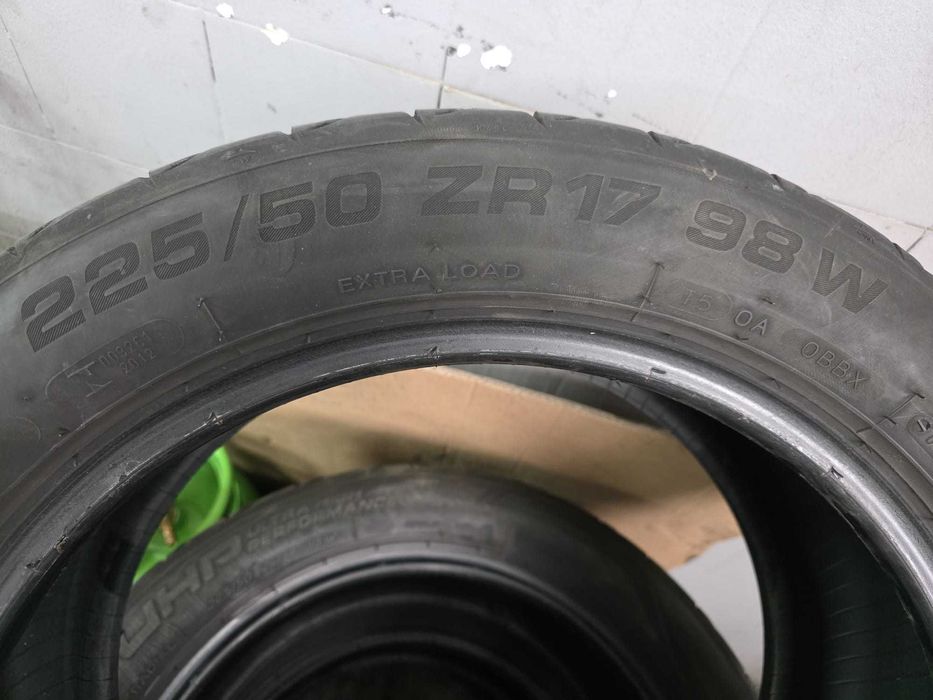 Opony letnie 225/50 R17 – bieżnik 6mm