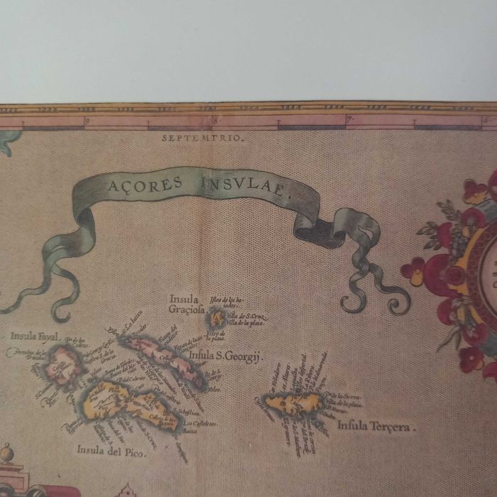 Gravura Ilhas dos Açores