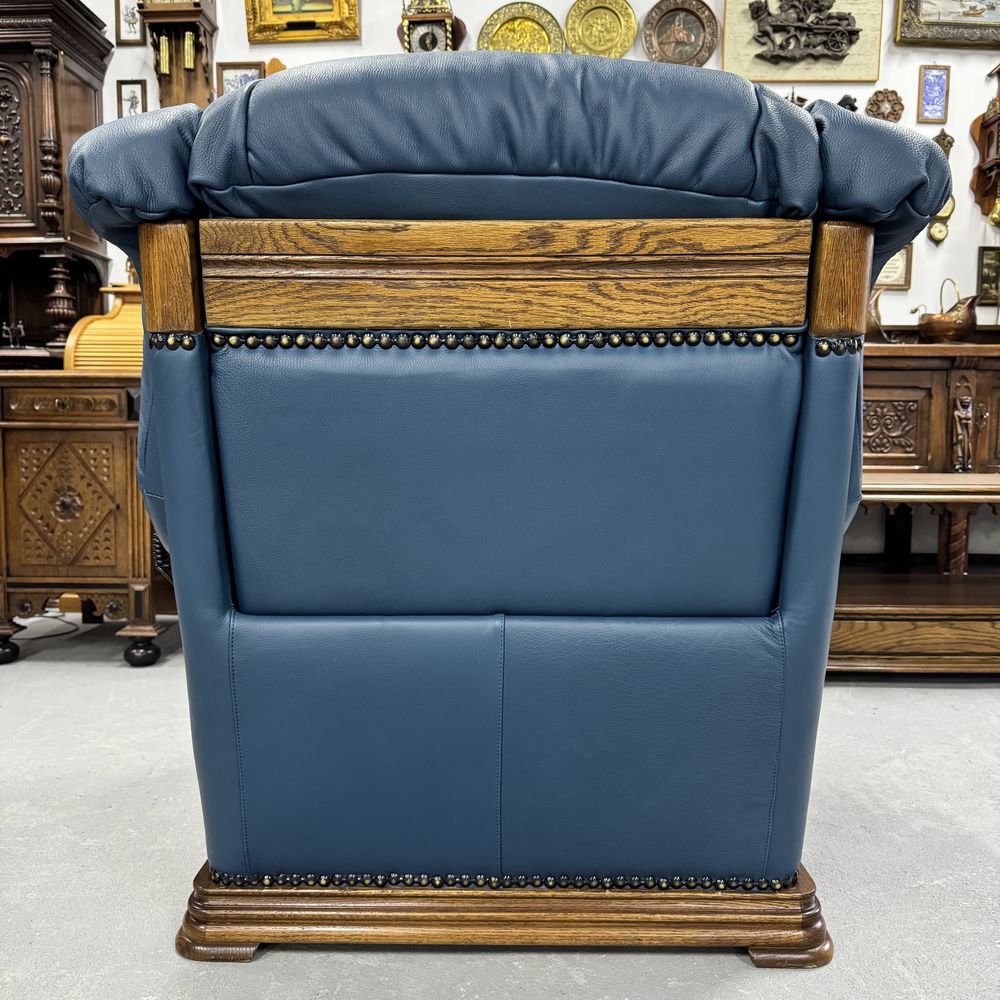 НОВЕ Шкіряне крісло реклайнер кожаное кресло мебель из Голландии