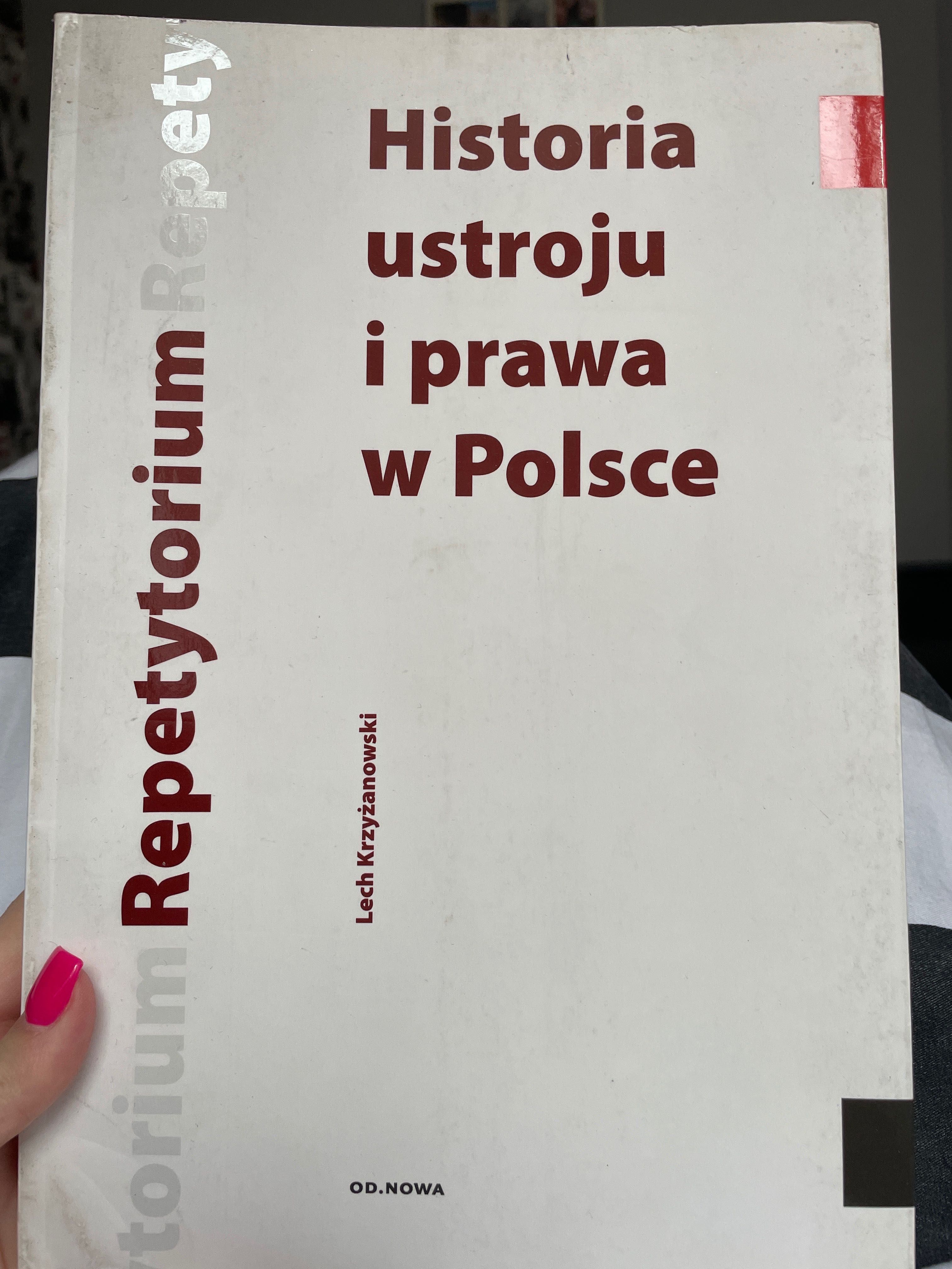 Sprzedam książkę Repetytorium Historia ustroju i prawa w Polsce