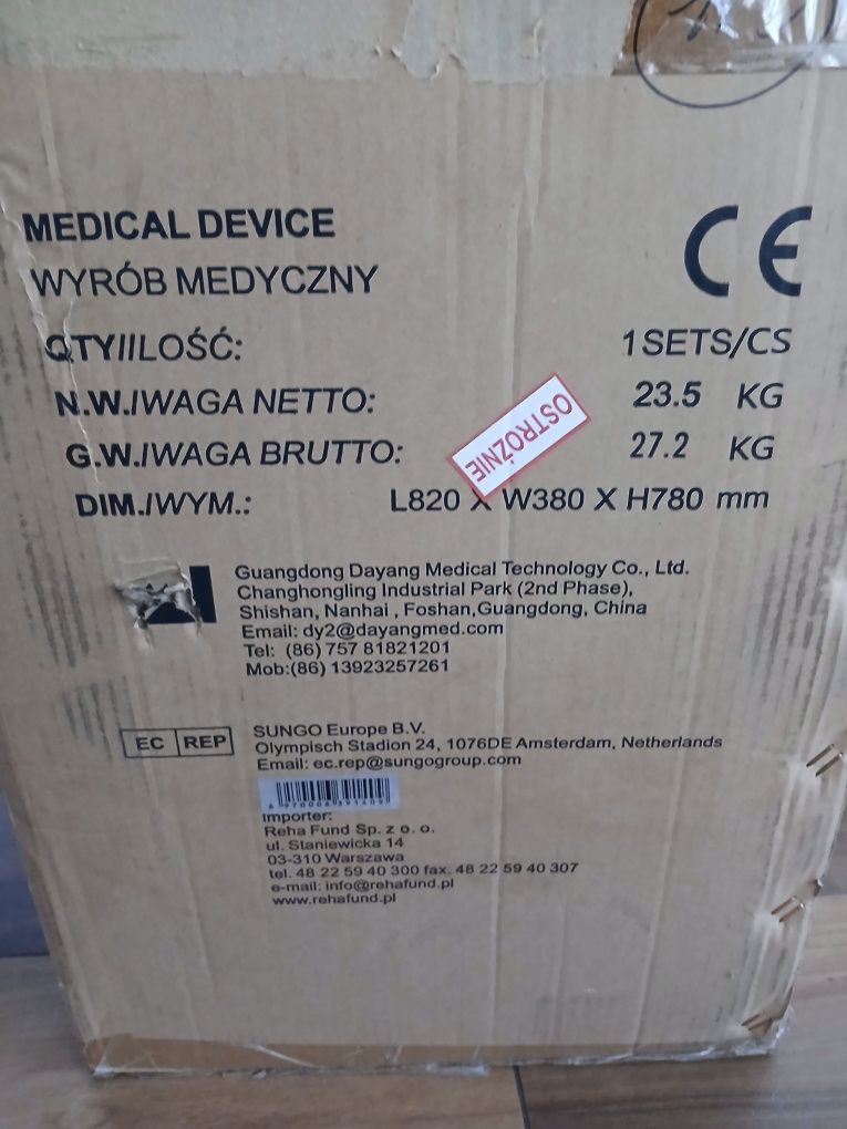 Wózek elektryczny inwalidzki