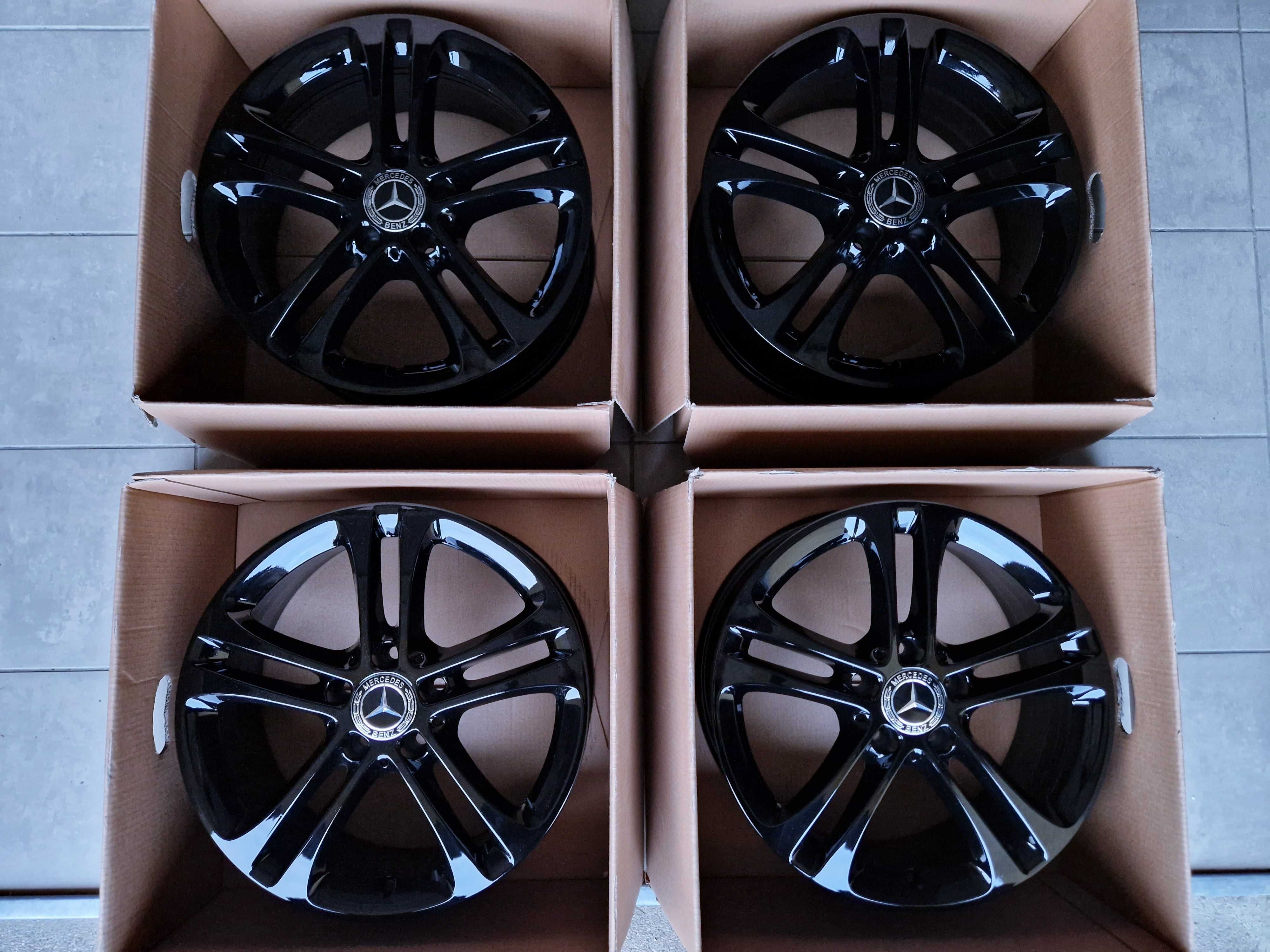 Alufelgi 17 Mercedes A B C CLA GLA V Vito Viano Czarne ! 5x112 807#