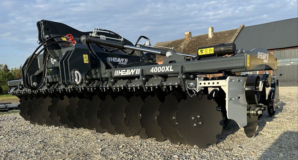 Ciężka brona talerzowa hydraulicznie składana KAMER HEAVY 4000 XL