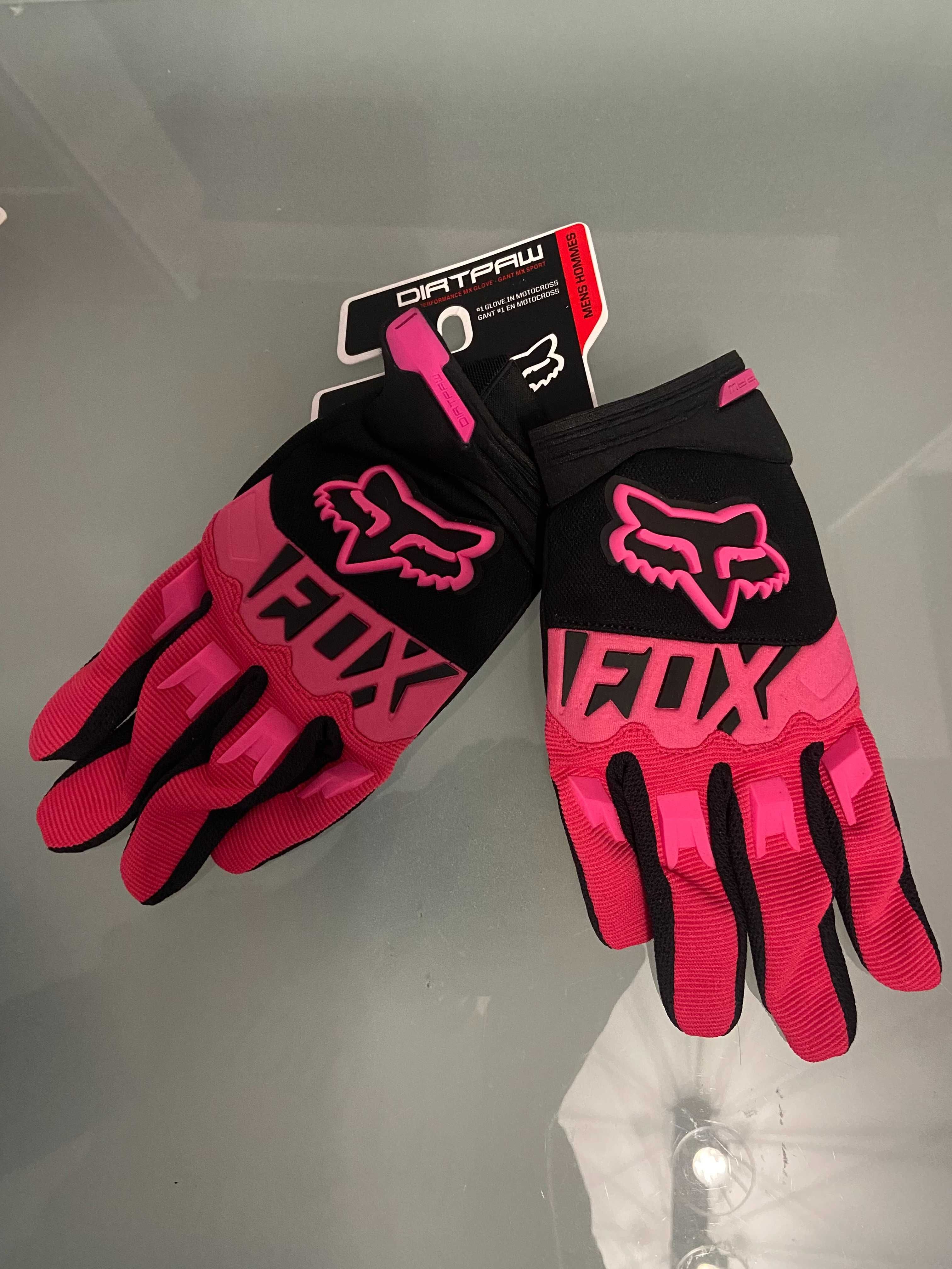 Rękawiczki FOX MX Dirtpaw Pink (cross,quad,enduro,mtb,dh)