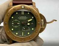 Механічний годинник автопідзавод Luminor Submersible Panerai bronze