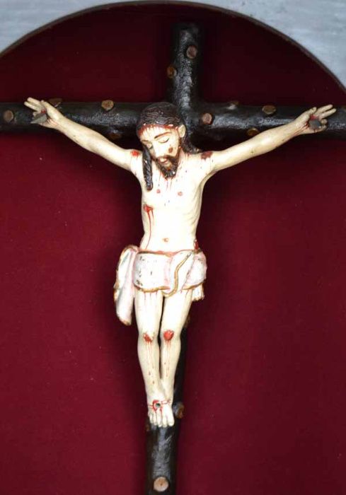 Oratório + crucifixo - Artista do Douro - antigo