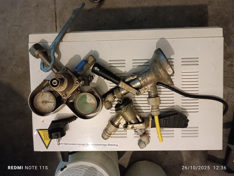 Manómetro e cabeçotes para cerveja  e vinho