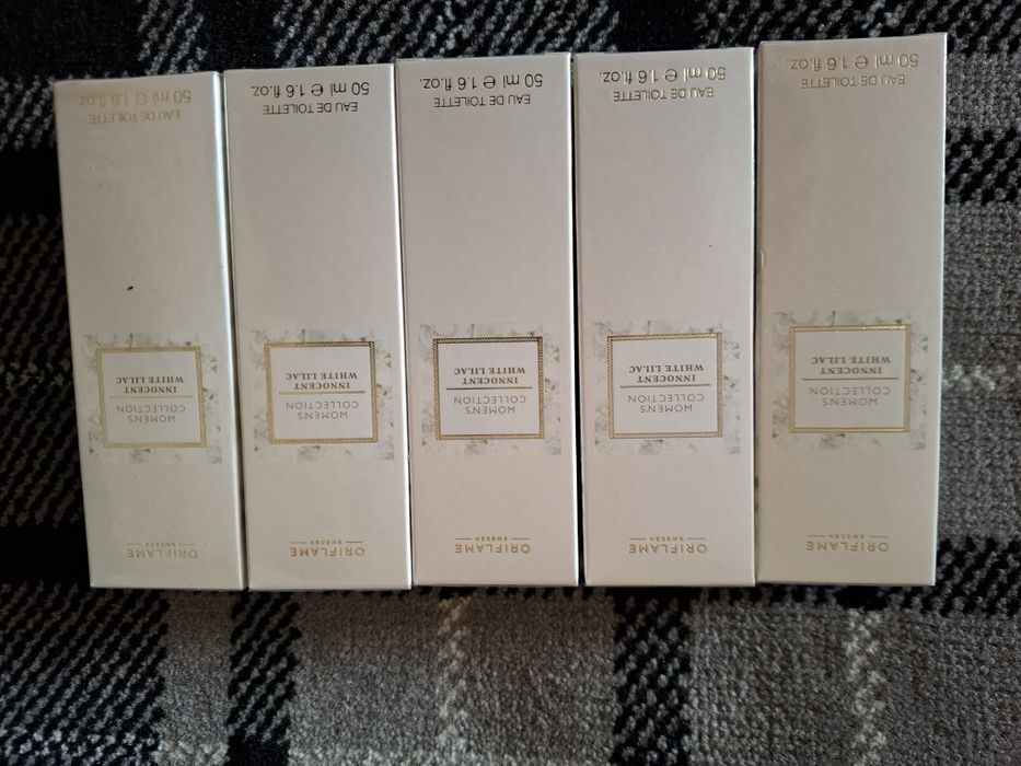 Zestaw 5 sz Womens Collection Innocent White Lilac 50ml Oriflame