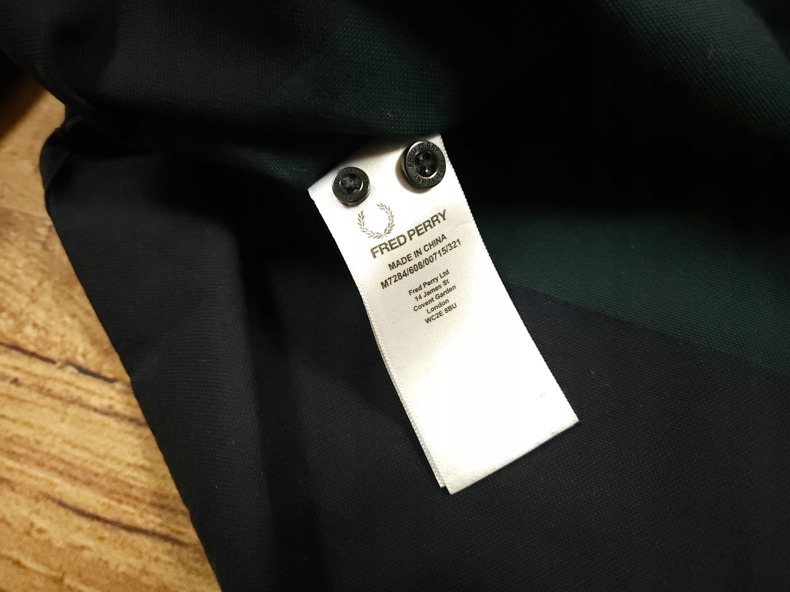 FRED PERRY Koszula Męska Logowana r. L