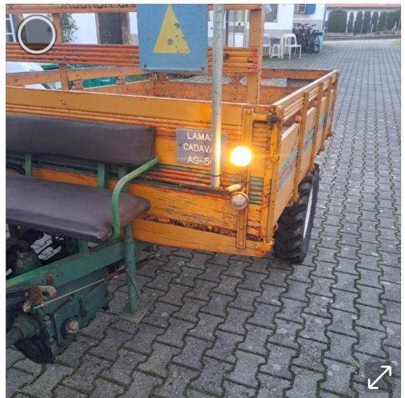 Reboque /carreta agrícola com matricula