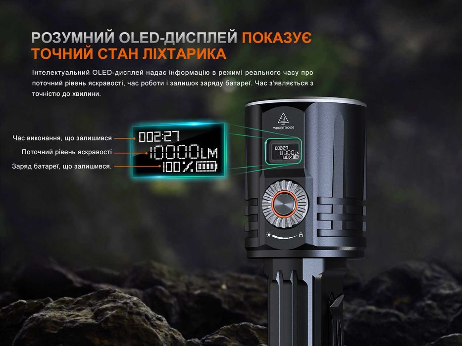 Fenix LR36R Ліхтар Лазерний (10000 Люмен 1260 Метрів) ГАРАНТІЯ 5 РОКІВ