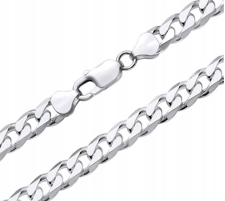 ŁAŃCUCH Srebrny Męski Łańcuszek SREBRO pr.925 5mm Pancerka WŁOSKA
