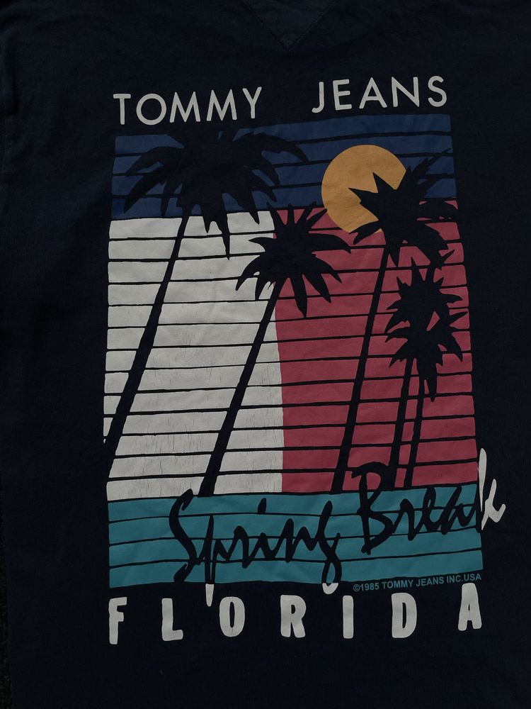 Футболка Tommy Hilfiger з логотипом/Нові колекції/Оригінал/Синя