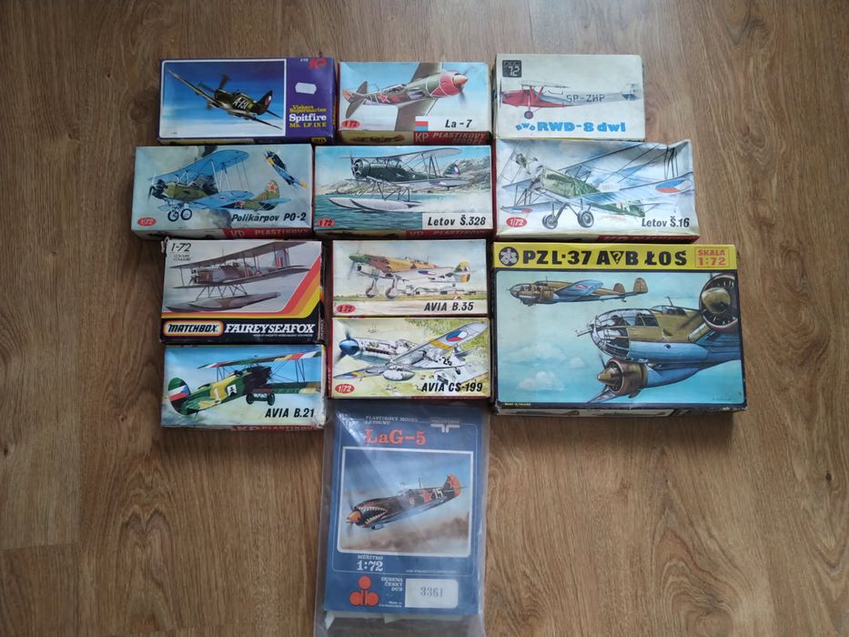 Samoloty statki do skladania stare prl unikaty