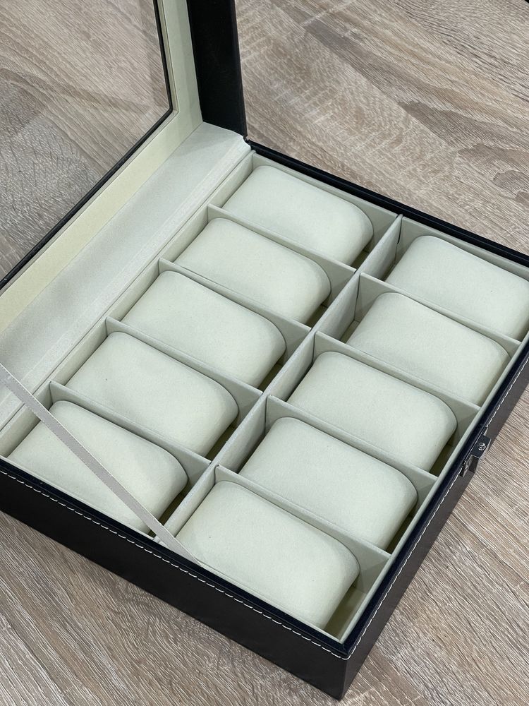 Коробка , бокс для хранения часов 10 шт