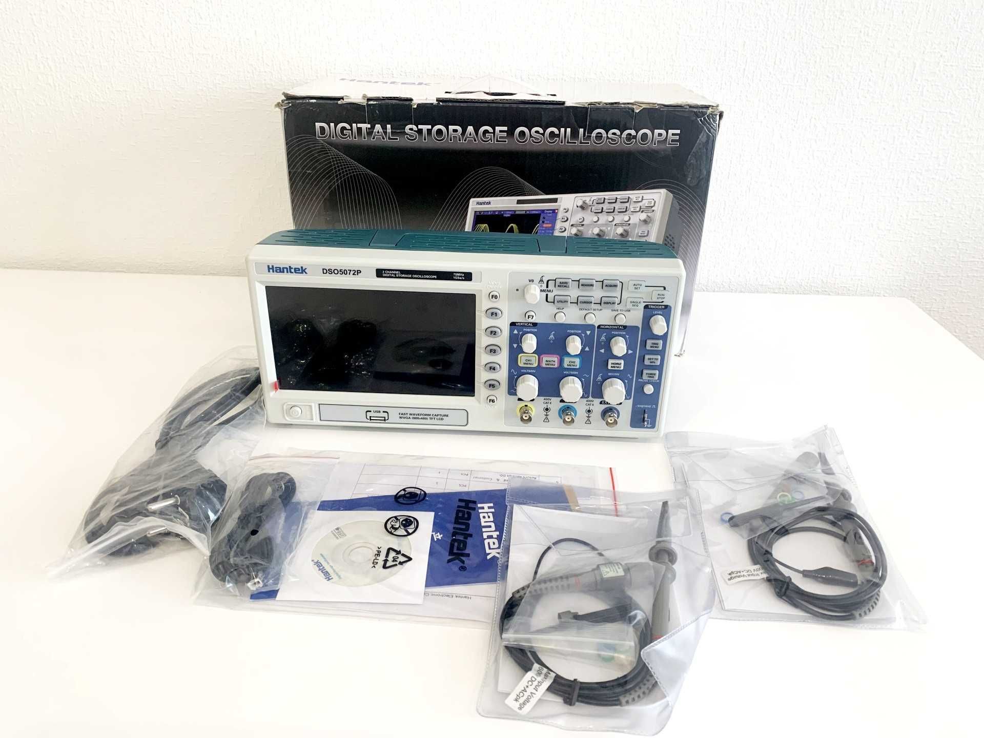 Настольный осциллограф Hantek DSO5072P, новый в упаковке
