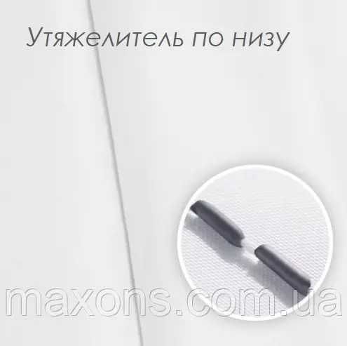 Шторки нестандартні тканинні для ванни великих розмірів 260х200 см