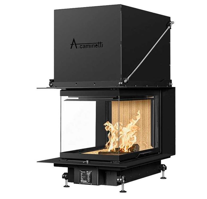 Kominek z trzema szybami i montażem jak Defro Kratki Hitze Hajduk