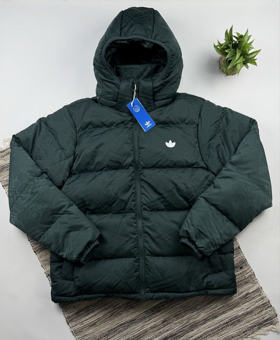 Пуховик Adidas Monogram Green