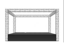 Stoisko targowe 8x6x3 konstrukcja aluminiowa Truss Quadro 29