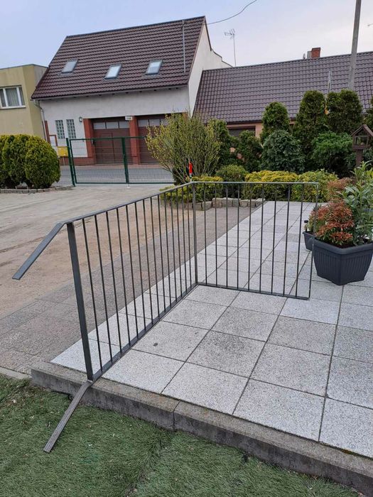 Balustrada malowana proszkowo