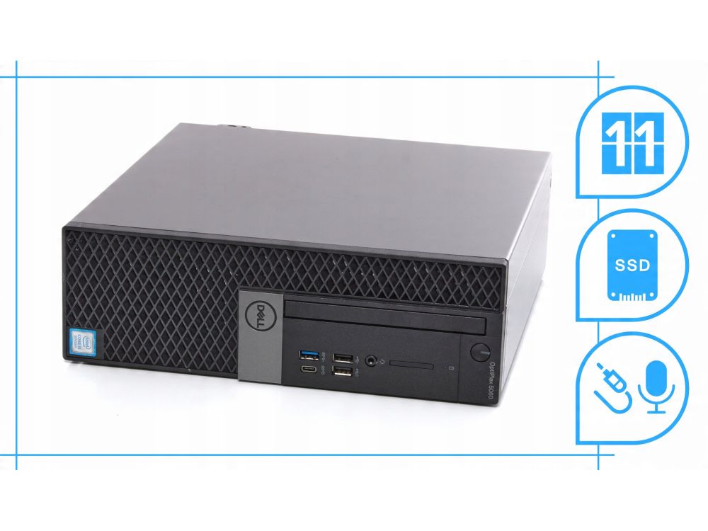 Komputer stacjonarny Dell 5060 SFF I5 8GEN 16GB DDR4 512SSD Win11Pro