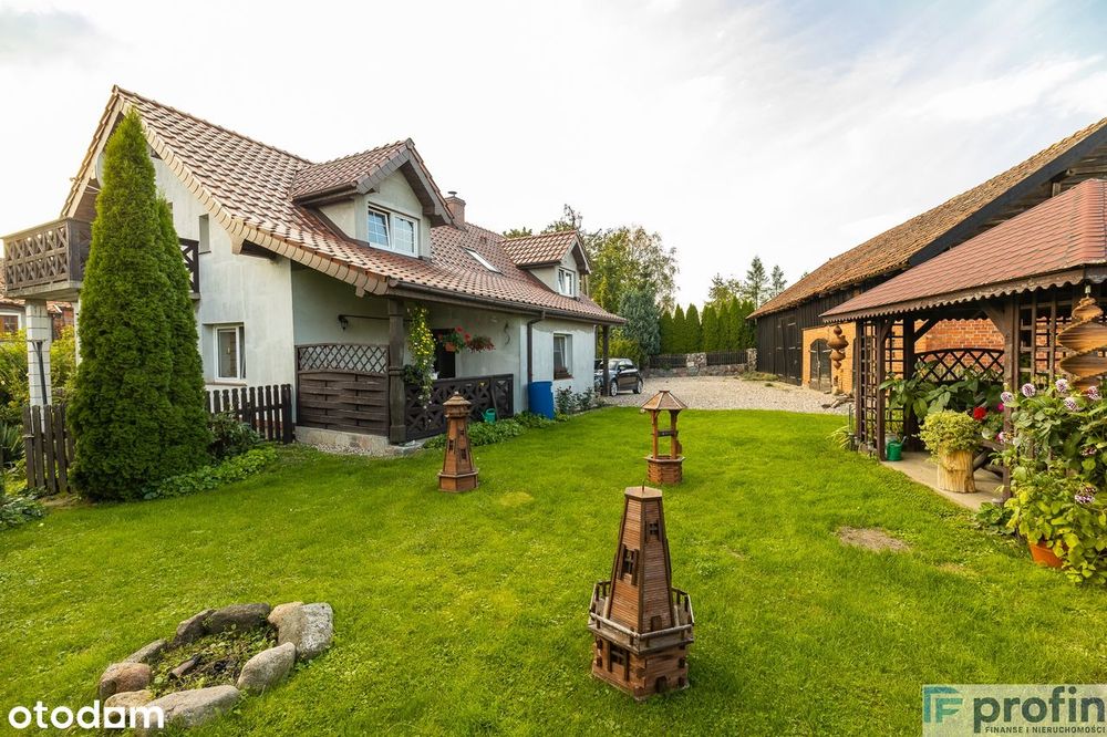 Atrakcyjny dom siedlisko Stanclewo Biskupiec