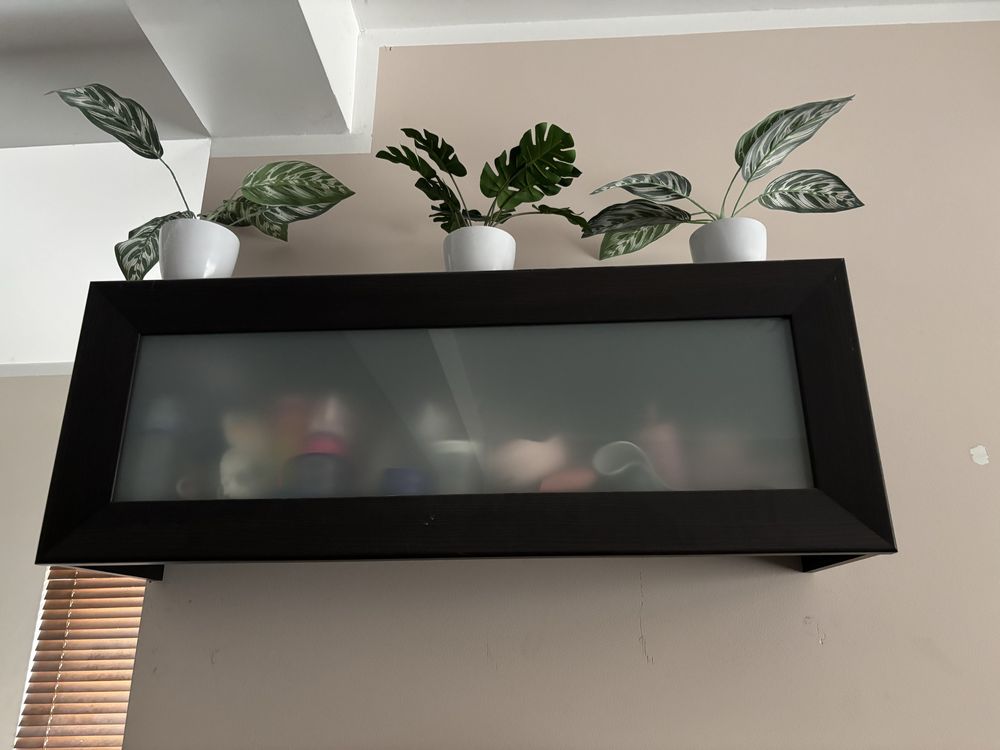 Zestaw mebli venge wenge Largo komoda, szafa, stół
