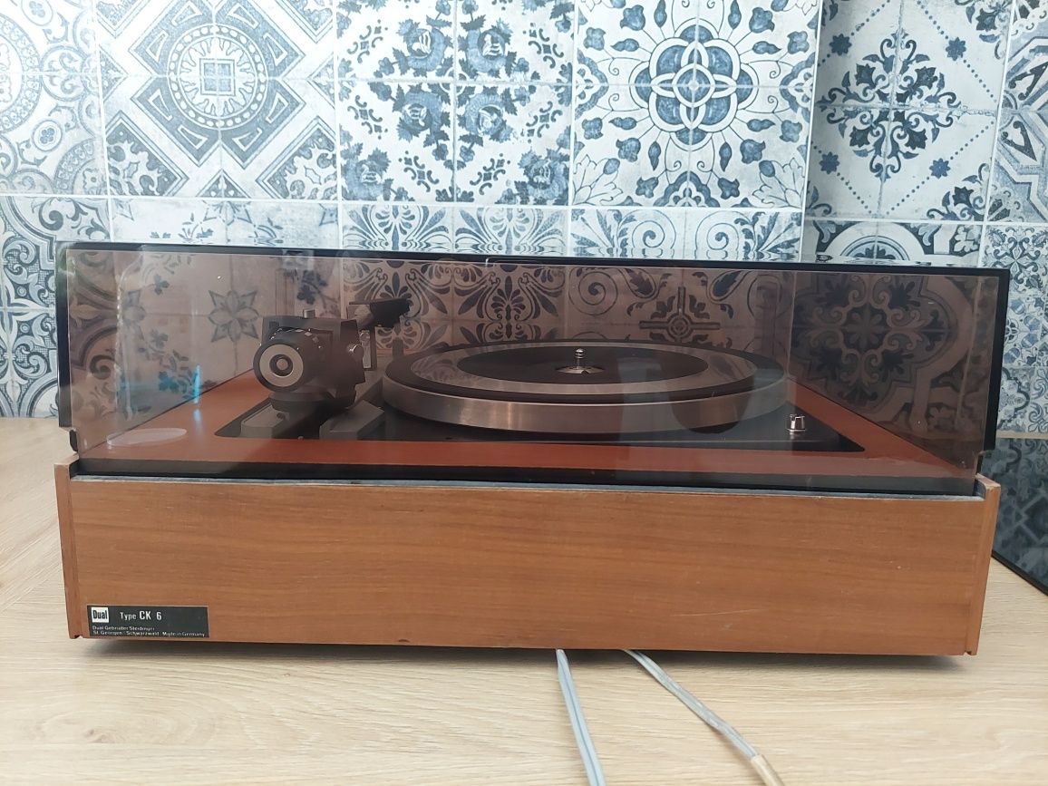 Gramofon Dual CK 6 Dual 1019 drewniany