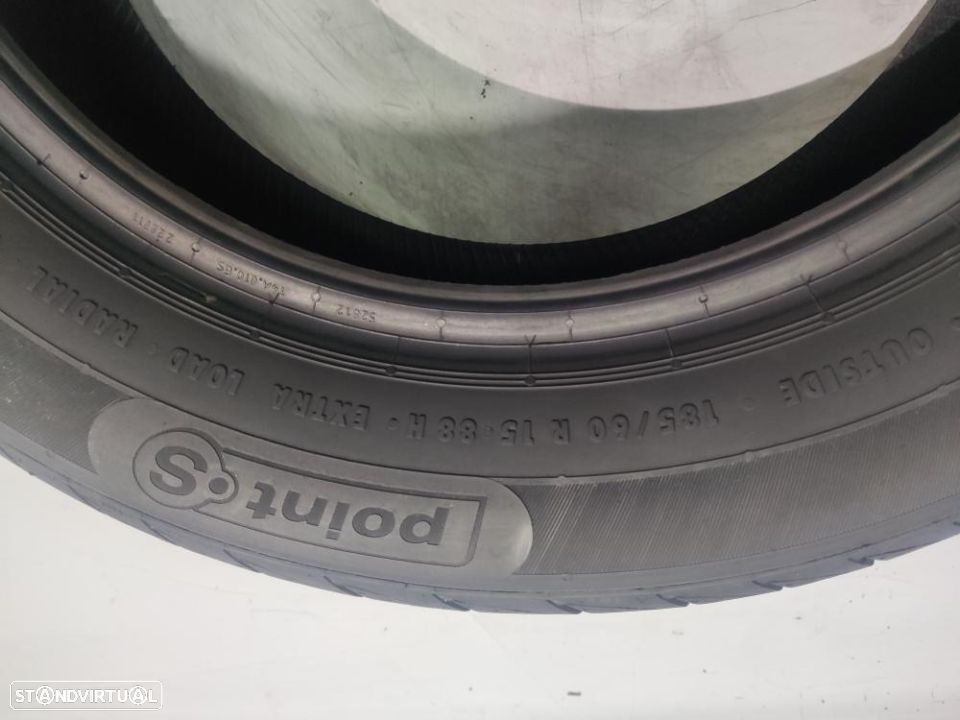 2 pneus semi novos 185-60r15  oferta dos portes
