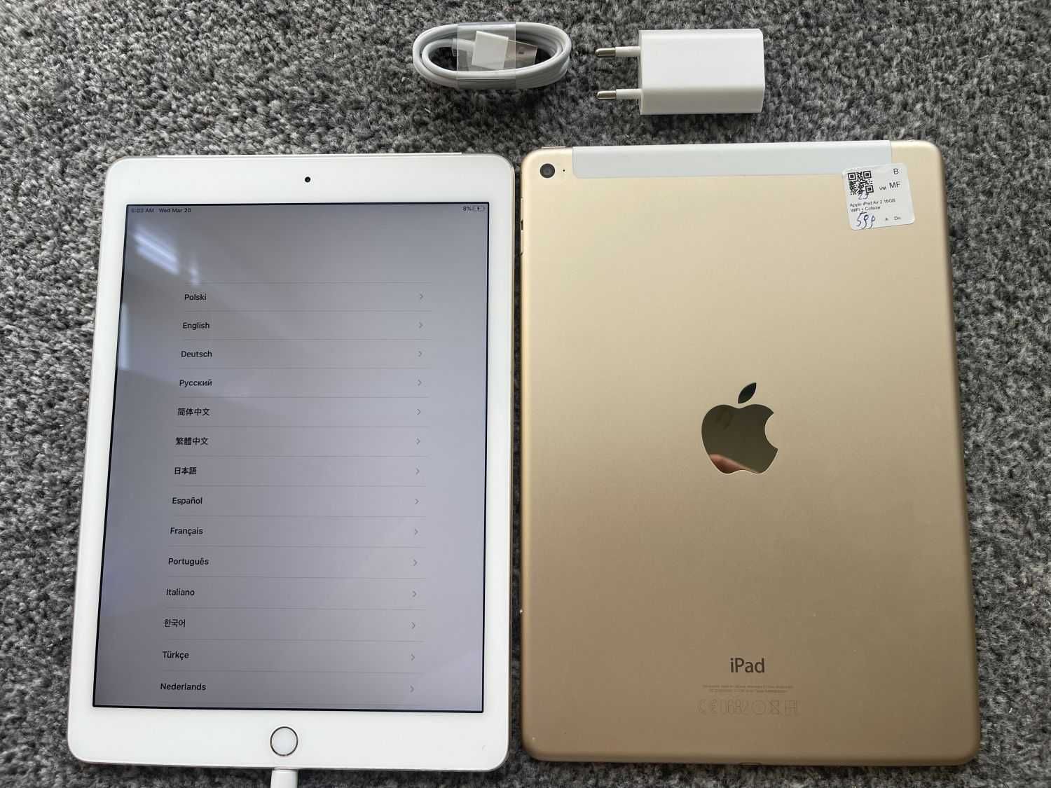 Tablet Apple iPad Air 2 16GB WIFI GOLD ZŁOTY Cellular LTE Gwarancja