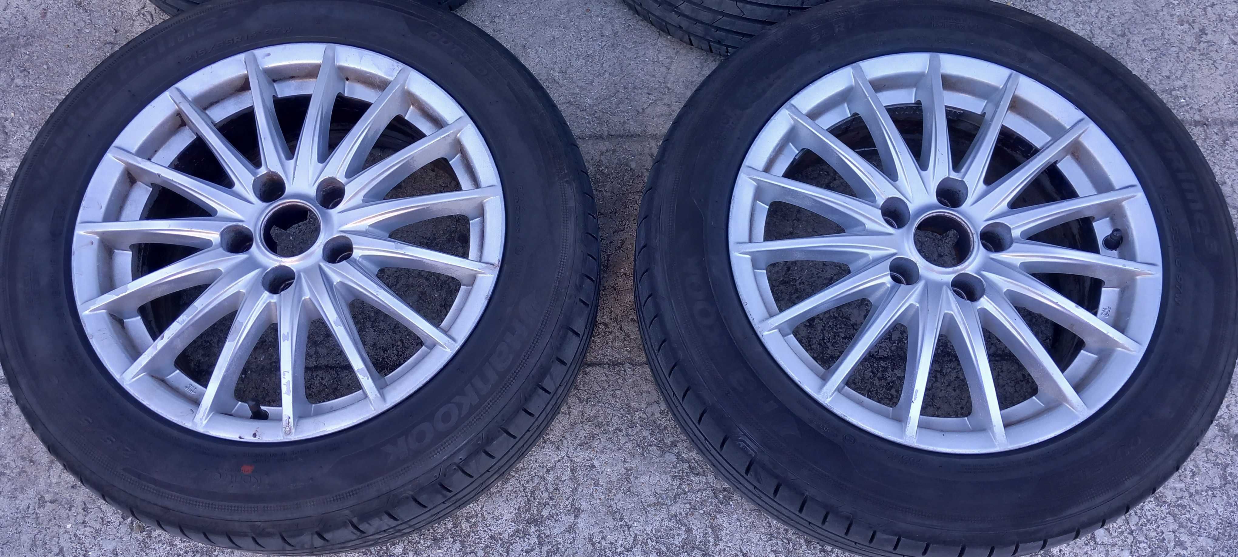 Jantes 16 Originais  Com Pneus 215/55/16 Hankook