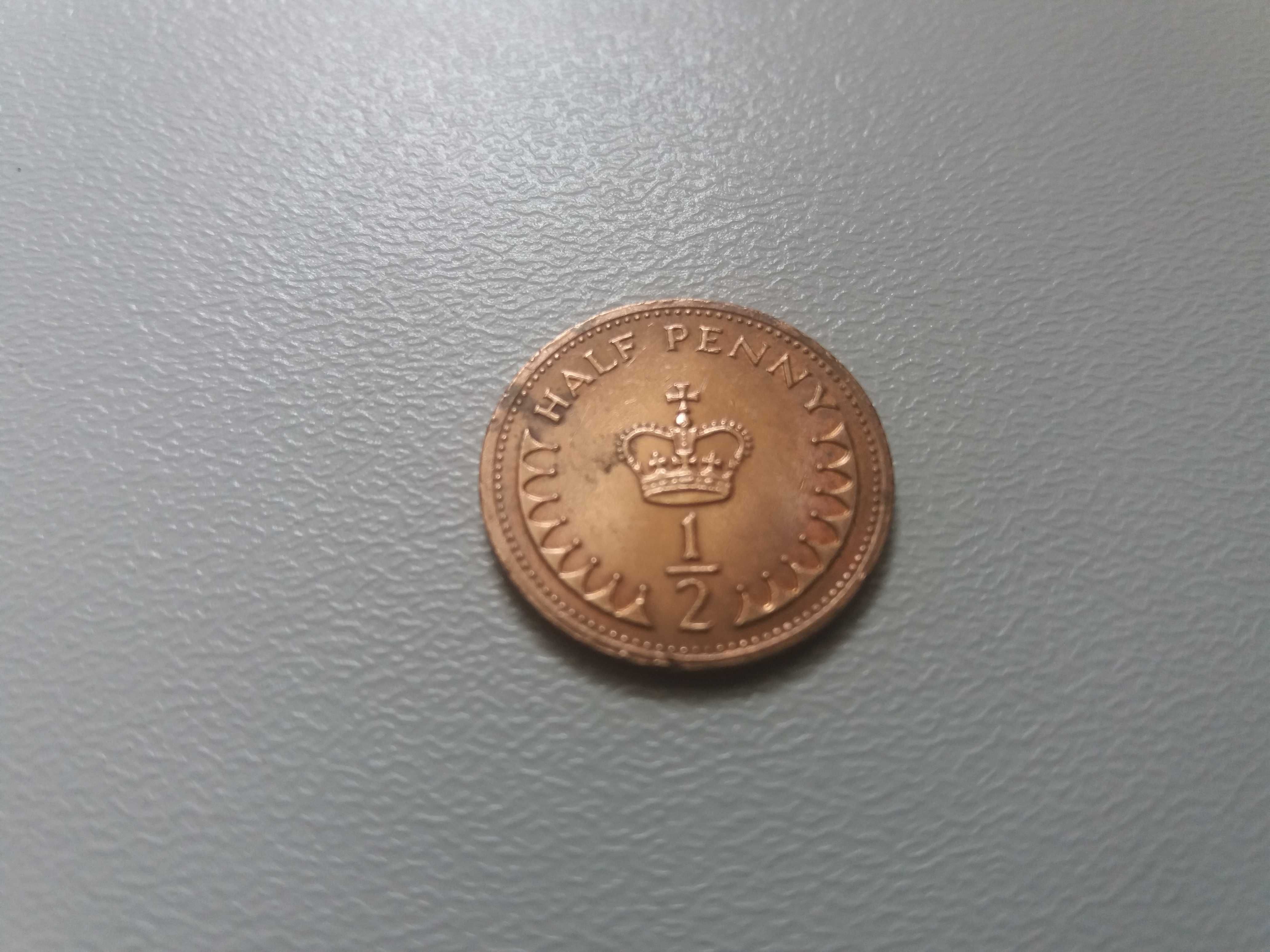 Moneta Angielska 1/2 Half Penny 1982r Elizabeth lI.Stan.