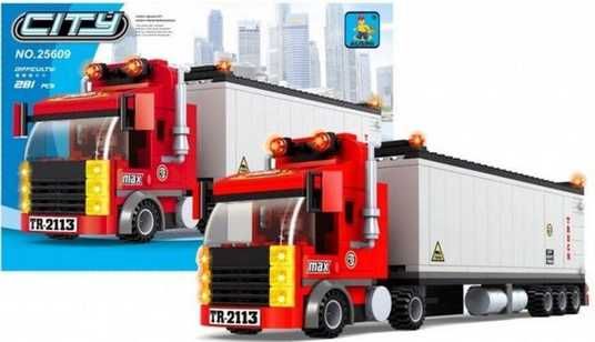 LEGO Конструктор МІСТО - Фура-вантажівка (281 дет.)
