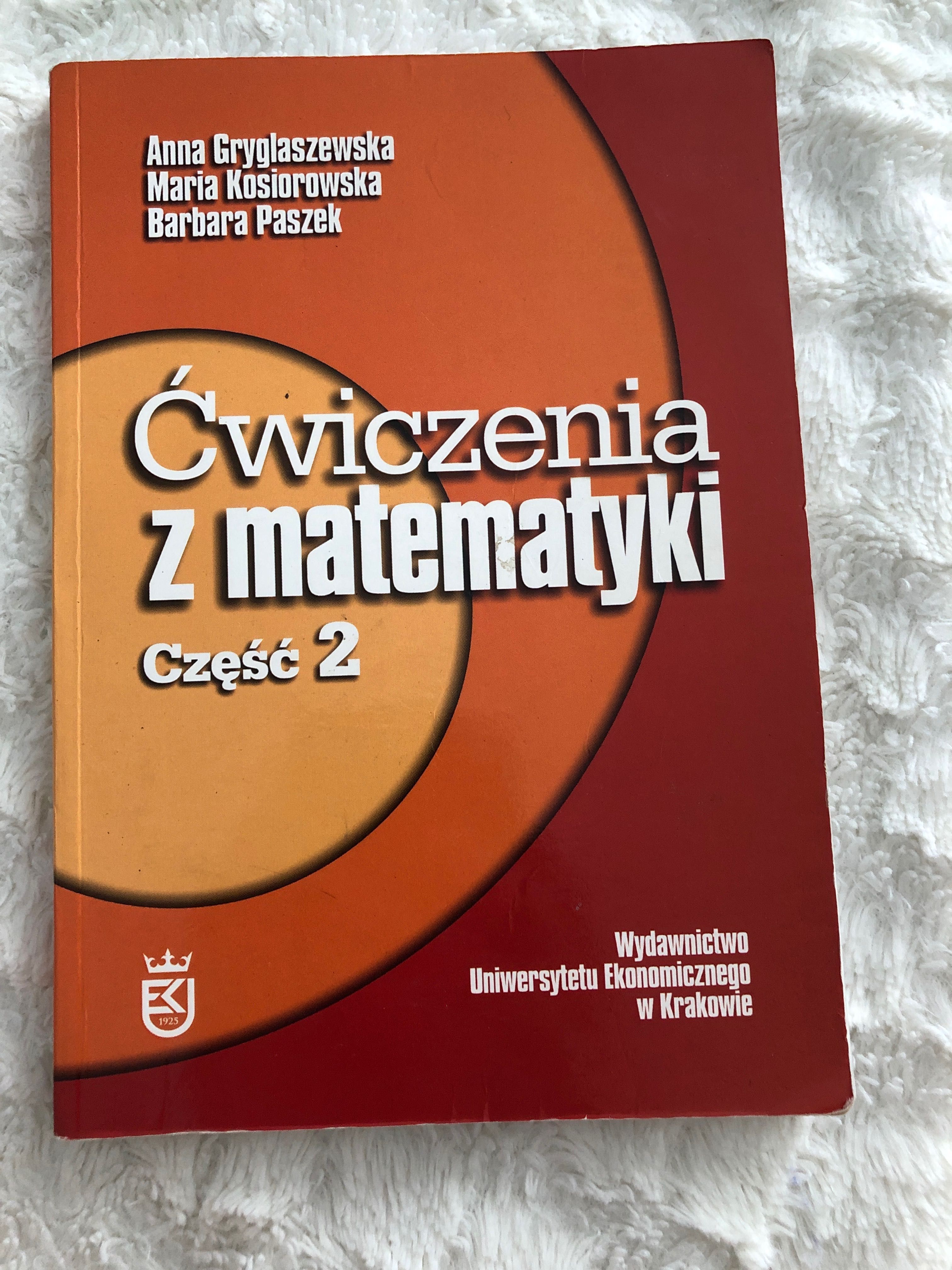 Ćwiczenia z matematyki część 2 gryglaszewska