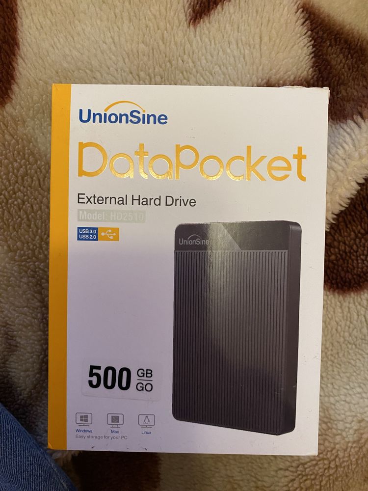 Портативний зовнішній жорсткий диск UnionSine Data Pocket
