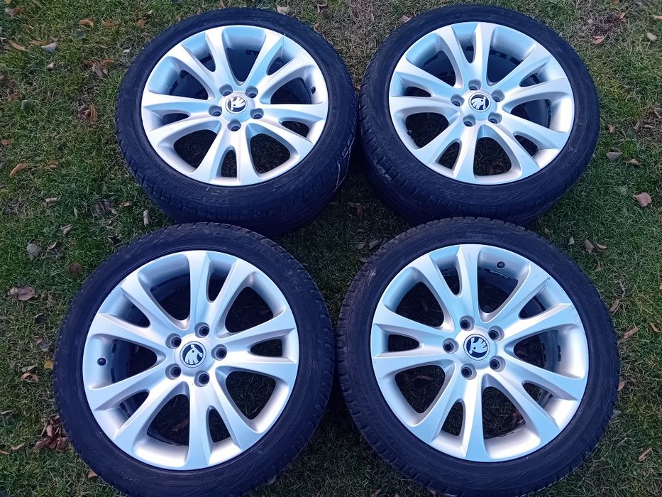Oryginalne alufelgi 17" SKODA OCTAVIA SUPERB 5x112 ET49
