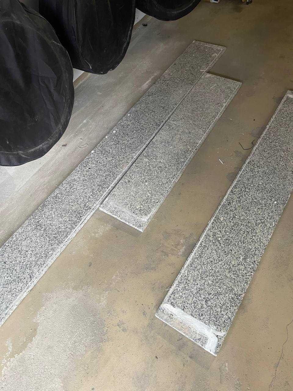 Parapety granitowe 3 sztuki