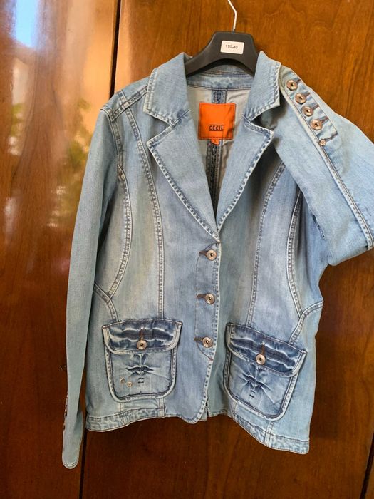 Пиджак джинсовый женский