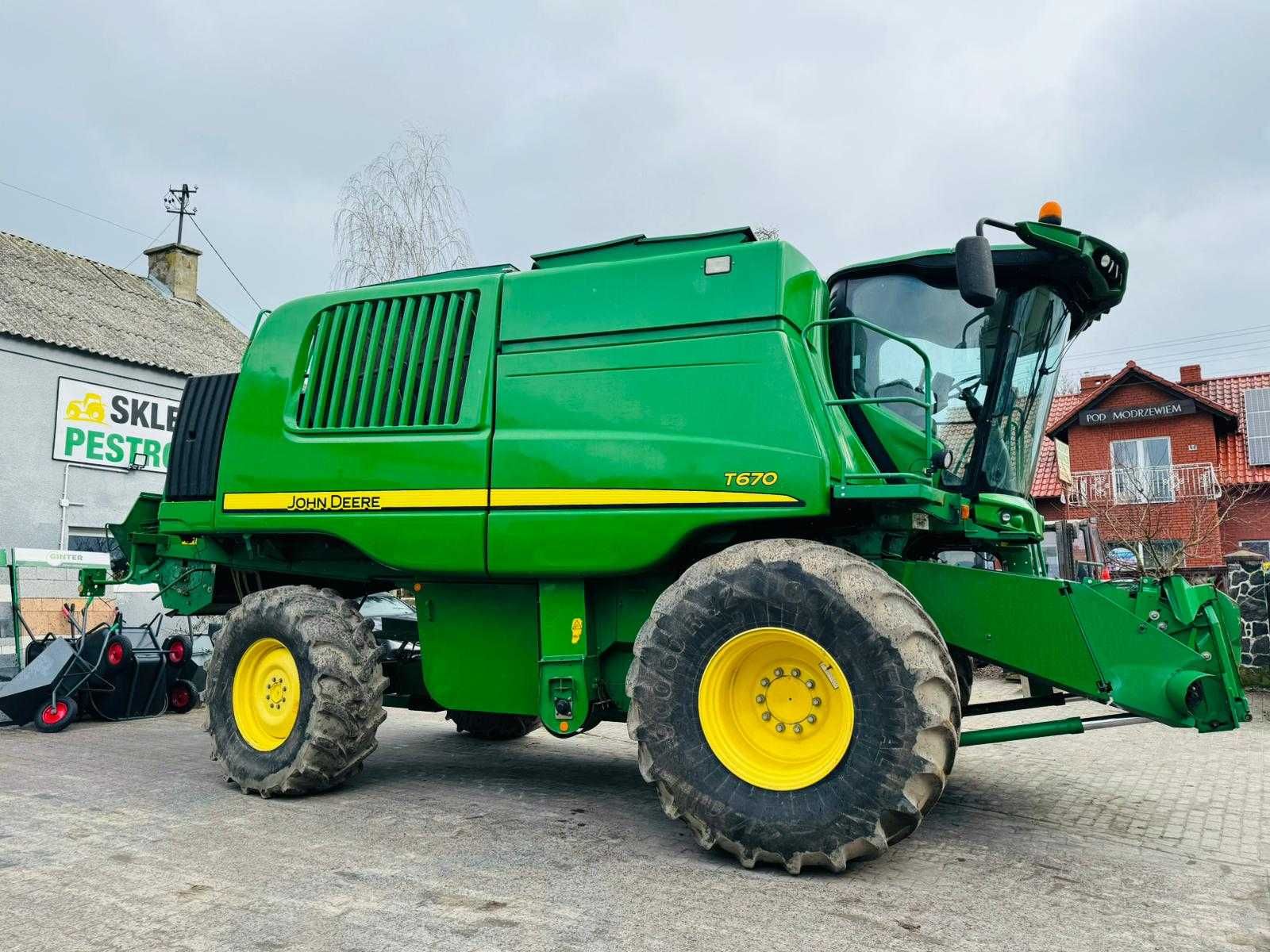 Kombajn John Deere T670! Ładny! Stół do rzepaku! 2012 ROK claas lexion