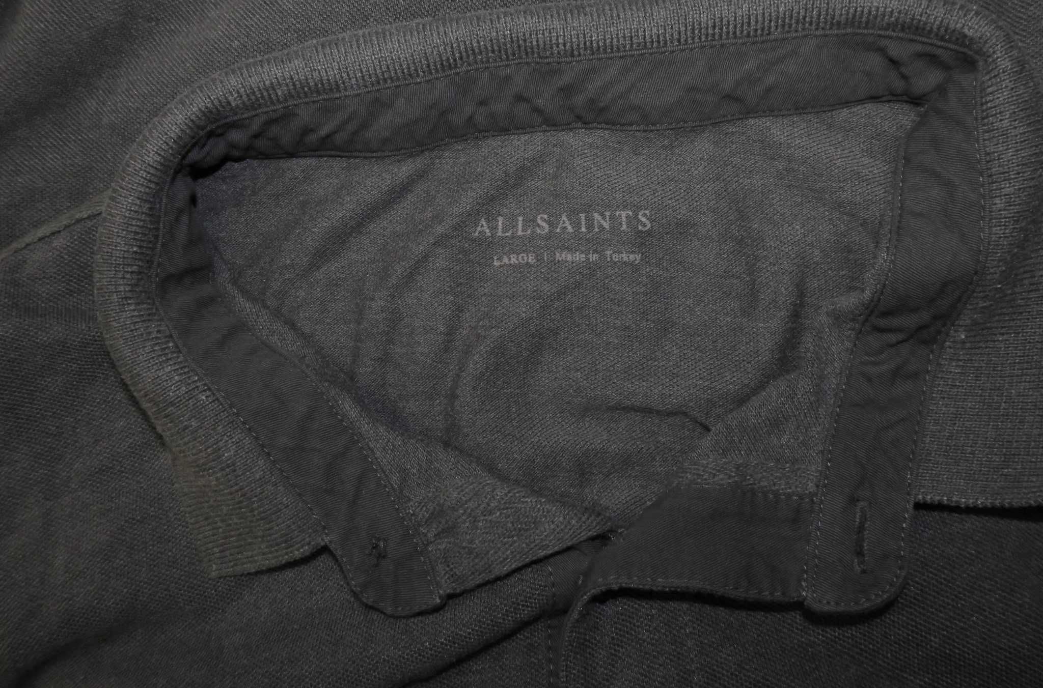 All Saints bluza polo longsleeve L