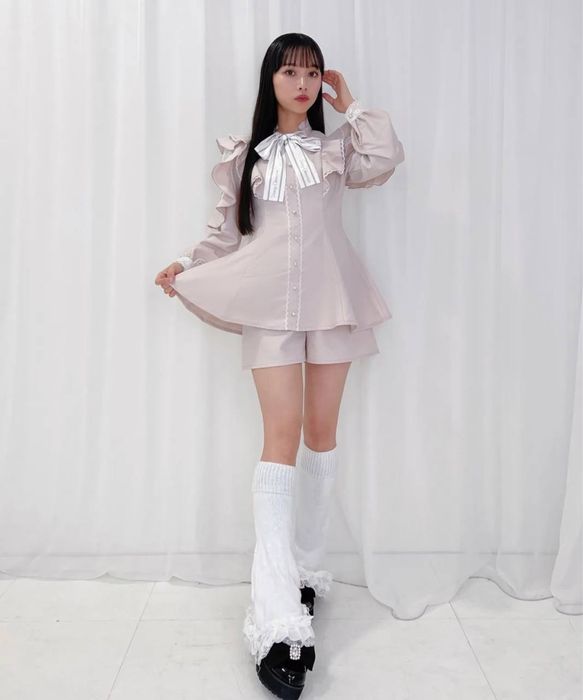 Костюм двійка рожевий Honey Cinnamon jirai kei ryousangata