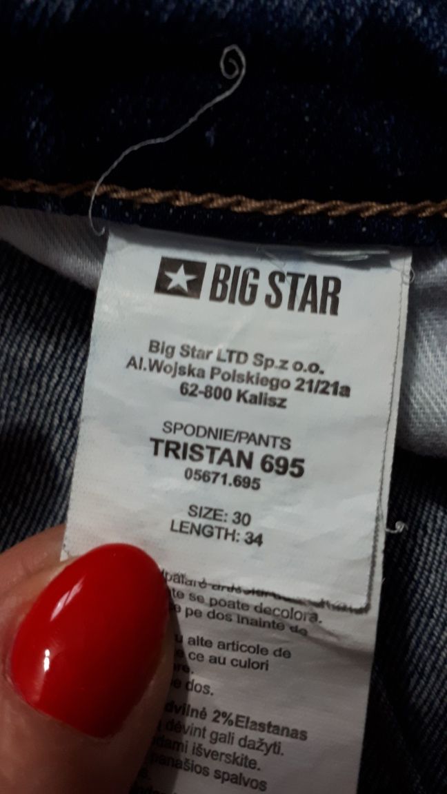 Spodnie jeans Big Star