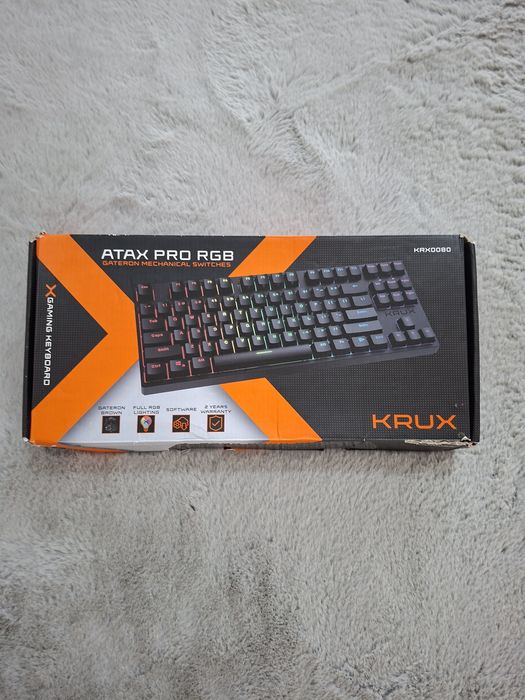 Klawiatura krux gaming minecraft fortnite do gier gamingowa Games